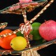 Crystal Glass Wrought Iron 2-4 Tiered Stand Festival Snack Fruit Plate