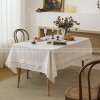 Egsuisheim Tablecloth Table Fabric Lace White Covering Clothes