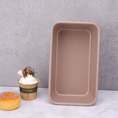 9.5-Inch Rectangular Non-stick Cake Box Toast Pan Thickened Baking Pan 9.5-Inch Rectangular Non-stick Cake Box Toast Pan Thickened Baking Pan