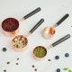 Thickened Copper Plated Baking Spoon Wooden Handle Measuring Cup Set of 4