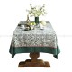 Jungle White Tiger Tablecloth Pastoral Cotton And Linen Table Cloth