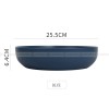 Creative Tableware Ceramic Round Bowl Big Soup Bowl Colors Deep Plate 10"