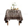 Kozwald Tablecloth Simple Modern Linen Waterproof Brown Table Clothes