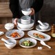 Japanese Retro Underglaze 22-Piece Tableware Dinnerware Set