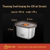 304 Stainless Steel Food Grade Fresh-keeping Box Storage Box Lunch Box