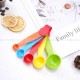 ColorSplash Culinary Measure Set: 5-Piece Multifunctional Plastic Measuring Spoons