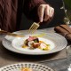 Weiss Series Straw Hat Dish Restaurant Dinnerware Shallow Plate