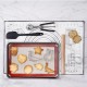 Baking Tool Set DIY Cookie Mould Bakeware Mat Pad Rolling Pin Scraper