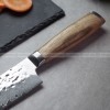 Hammer Grain 8-Inch Steel Knife Log Handle Multi-purpose Cooking Knife