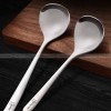 304 Stainless Steel Soup Spoon Deeper Long Spoon Mirror Polishing