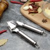 Stainless Steel Garlic Press Garlic Squeezer with Mashed Garlic