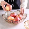 Glassy Elegance: European-Style Minimalist Glass Fruit Bowl, Candy, and Snack Plate