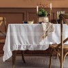 Polperro Tablecloth Lotus Leaf Table Cover Pastoral Table Clothes