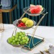 Contemporary Elegance: Crystal Glass Fruit Plate Stand for Stylish Snacking and Display