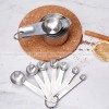 Precision Measuring Set: 14-Piece Stainless Steel Spoons and Cups Ensemble