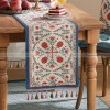 Puno Table Runner Pastoral Vintage Cotton Waterproof Table Runner