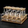 Spirit Dispenser Set Glass Set of 21 With Rack Baijiu Glass With Rack