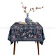 Lanruoting Tablecloth Blue Chinese Table Cloth Waterproof Cloth Cover
