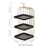 Refreshments Display Stand with Deer Top Decoration - Dessert Tray, Pastry Rack, Candy Storage Plate