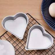 3.5-Inch Heart Pudding Mold Cake Bread Cup Mold Non-stick Baking Pan 3.5-Inch Heart Pudding Mold Cake Bread Cup Mold Non-stick Baking Pan