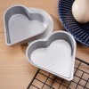 3.5-Inch Heart Pudding Mold Cake Bread Cup Mold Non-stick Baking Pan