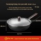Thickened Uncoated Nonstick Flat-bottomed Iron Pot Cooked Iron Wok