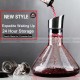Quick Wine Decanter with Stainless Steel Filter and Lid Crystal Glass Wine Dispenser