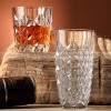 Fluent Drinkware Whisky Glass Crystal Glass Diamond Pattern Drink Cup Set