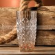 Fluent Drinkware Whisky Glass Crystal Glass Diamond Pattern Drink Cup Set
