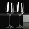 Intergrated Shaped Bordeaux Crystal Red Wine Stemware