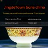 Bone China Dinnerware Set Chinese Arts Porcelain Tableware 50 Pcs