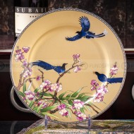 Bone China Tableware Plate Bowl Dinnerware Set With Gift Brocade Box Bone China Tableware Plate Bowl Dinnerware Set With Gift Brocade Box