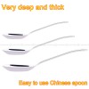 Flat Bottom Spoon Food Grade 304 Stainless Steel Spoon Soup Spoon