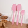 Silicone Baking Mastery: Set of 3 Cake Cream Spatulas for Precision Mixing