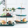 Porcelain Multi-Layer String Plate: Elegant Cake, Dessert, and Fruit Stand