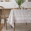 Egsuisheim Tablecloth Table Fabric Lace White Covering Clothes