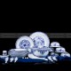 Star Of Exquisite Ceramic Utensil Blue And White Dinnerware Set 60 Pcs