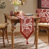 Janissa Table Runner New Year Decoration Christmas Red Table Cover