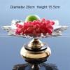 Scandinavian Elegance Crystal Glass Serving Bowl for Candy, Snacks, and Fruits