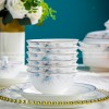 Flower of Life Hand-made Tableware Set Ceramic Dinnerware Set 48-Piece