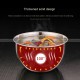 304 Stainless Steel Steamed Egg Bowl With Lid Soup Bowl 4.5"