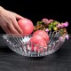 European Elegance: Crystal Glass Serving Bowl for Fruits, Candy, and More