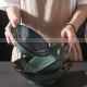 Kiln Glazed Ceramic Tableware  Hat Shape Bowl Green Bowl Rice Bowl