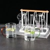 Transparent Glass Ware Set Heat Resistant Mugs With Colorful Handle