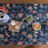 Lanruoting Tablecloth Blue Chinese Table Cloth Waterproof Cloth Cover