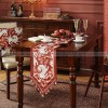 Claren Table Runner New Year Decoration Velvet Waterproof Table Cover