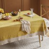 Combe Tablecloth Pastoral Solid Color Cotton Linen Table Clothes