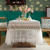 Brewster Tablecloth Lace Stitching Table Fabric Waterproof Table Cloth