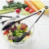 Food Clips Stainless Steel Bread Food Tongs Outdoor BBQ Tools with Pad