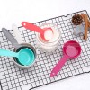 Precision in Colors: 5-Piece Measuring Spoon Set with Scale for Baking